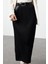 Kadın Moda Stil Maxi Astarsız Örme Tesettür Piliseli Uzun Esnek Örme Etek 2