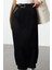 Kadın Moda Stil Maxi Astarsız Örme Tesettür Piliseli Uzun Esnek Örme Etek 3