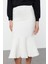 Kadın Moda Stil Midi Astarsız Triko Premium Iplik Özel Iplik Midi Boy Triko Etek 1