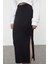 Kadın Moda Stil Maxi Astarsız Örme Poliamid Düz Yırtmaçlı Kalem Vücuda Oturan Midi Etek 1
