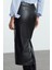Kadın Moda Stil Maxi Astarsız Örme Yüksek Bel Kalem Vücuda Oturan Yırtmaçlı Etek 5