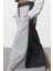 Kadın Moda Stil Maxi Astarsız Örme Paraşüt Detaylı Lastik Bel Relaxed Rahat Kalıp Midi Etek 2
