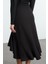 Kadın Moda Stil Midi Astarsız Örme Asimetrik Esnek Midi Örme Etek 5