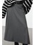 Kadın Moda Stil Midi Astarsız Örme A Kesim Çan Kesim Midi Fırçalı Esnek Örmeetek 3