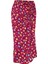 Kadın Moda Stil Maxi Astarsız Dokuma Desenli Yırtmaç Detaylı Midi Boy Dokuma Etek 1