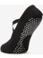Kadın Siyah Kaymaz Pamuklu Spor Çorabı 500 Fitness Hafif Antıreman. 2