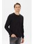 Erkek Uzun Kollu Standart Fit Triko - Siyah 1