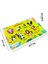 Eğitici Ahşap Oyuncak | Sevimli Hayvanlar Temalı Bul-Tak Puzzle 3