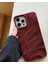 Iphone 14 Promax Bordo Su Dalgalı Kamera Korumalı Yumuşak Silikon Telefon Kılıfı 4
