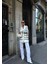 Lymens Fashion Rahatlık ve Şıklıkta Sınır Tanımayan Çizgili Oversize Akrilik Hırka 3