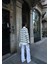 Lymens Fashion Rahatlık ve Şıklıkta Sınır Tanımayan Çizgili Oversize Akrilik Hırka 4