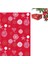 Italyan Paketleme Kağıdı, Kalp, Top Desenli Ambalaj Kağıdı, Kırmızı, NO:470B 70 x 200 cm 1