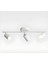 Beyaz Metal 3'lü Spot Led Avize, Şık ve Modern Tasarım, 14x30 Boyut 1