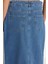 Modern Tarz Astarsız Denim Maxi Boy Yırtmaçlı Maxi Denim Etek 5