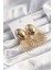 Gold Renk Yansımalı Küpe - EBJ241123W28284 1