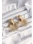 Gold Renk Yansımalı Küpe - EBJ241123W28284 2
