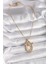 Gold Renk Yansımalı Küpe - EBJ241123W28284 4