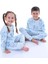 Pamuk Kız ve Erkek Çocuk Için Unisex Uzun Kollu Sevimli Aslan ve Kedi Desenli Pijama Takımı (3,4,5,6,7,8 Yaş) 1