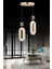 Tekno Trust LED Alfa 2'li Gold 3 Renk Ledli Kristal Taşlı Modern LED Avize 2