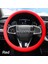 Araba Direksiyon Kılıfı Yumuşak Aşınmaya Dayanıklı Silikon Direksiyon Kılıfı/kırmızı/ 1