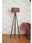 Tekno Trust 3 Ayaklı Tripod Lambader Abajur Kumaş Başlık---Acı Kahve-C 1