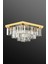 Tekno Trust Yasemin 50LIK Gold Kristal Taşlı Avize 4