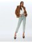 Mom Fit Jeans-Standart Bel Yırtmaç Detaylı indigo Kadın Jean Pantolon 5WAL40060MD 2