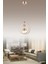 3 Renkli Led Kristal Avize, Şık ve Parlak, 30x98 cm, Alüminyum Malzeme 1