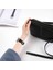 Apple Watch 3/4/5/6/7/se/8/9/10/ultra-Ultra 2 Seri 38-40-41MM Krd-53 Yarım Halka ve Deri Gövdeli Kordon 4