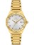 Quartz Çelik Altın Rengi 32 mm Kelebek Kilitli Kadın Kol Saati 5