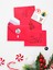 Premium Yılbaşı Tebrik Kartı Zarfı, 4'Lü Kırmızı Zarf, Yeniyıl Kartpostal Zarfı, Noel Baskılı Zarf 2