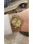Quartz Çelik Altın Rengi 30 mm Kadın Kol Saati 2