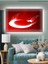Kanvas Tablo Türk Bayrağı (En Güzel Bayrak) LED Işıklı 1