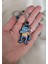 Anahtarlık 6 Adet Sevimli Crazy Frog Araba Çanta Cüzdan Süsü 2