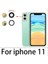 iPhone 11 Arka Kamera Camı Lens Yapışkanlı 1