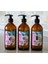 JUNİBELİW 3'lü Set Renkli Seri Amber Cam Şişe Sabunluk Bulaşık Deterjanlık Çamaşır Suyu Sıvı Sabunluk 3 x 500 ml 1
