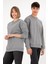 Erkek Gri Melanj Sweatshirt 50295148-VR086 1