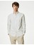 Regular Fit Çizgili Oxford Gömlek 1