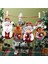 Noel Süslemesi Seti - Noel Baba, Kardan Adam, Geyik Ve Ayı Süsleri 4