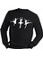 Bale Dans Balerin Dansçı Dance Tasarım 3 Iplik Geniş Kalıp Siyah Sweatshirt 1