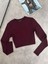 Uzun Kollu Basic Crop Top 1