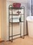 Metal Ayaklı 3 Raflı Banyo Rafı Çamaşır Makinesi Üstü Dekoratif Raf Askılık Organizer 8