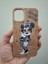 iPhone 11 Kılıf Leopar Kalpli Ayıcıklı Hello Kitty Minnie Mouse Deri Görünümlü Süet Lüks Kılıf 2