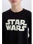 Erkek Çocuk Star Wars Pijama Takımı Bisiklet Yaka Uzun Kollu Üst Uzun Alt D8572A824WN 4