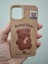 iPhone 11 Kılıf Leopar Kalpli Ayıcıklı Hello Kitty Minnie Mouse Deri Görünümlü Süet Lüks Kılıf 2