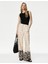 Yüksek Bel Desenli Wide Leg Pantolon 1