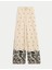 Yüksek Bel Desenli Wide Leg Pantolon 5