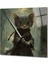 Özel Üretim Cam Tablo Knight Of Whiskers 1
