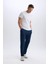 Regular Fit Beli Bağcıklı Düz Paça Cepli Pijama Altı Z7323AZ24AU 3