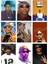 Nate Dogg Fotokart 9 Adet Kesilmiş 8*6 cm Pvc Kaplı Süper Hd Kaliteli Baskılı Fotokart 1